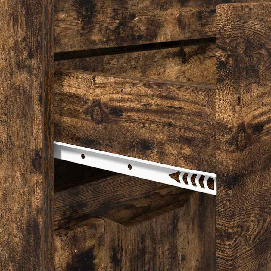 Badkamer Kast Gerookt eiken 72,5 x 36,5 x 100 cm Bewerkt hout