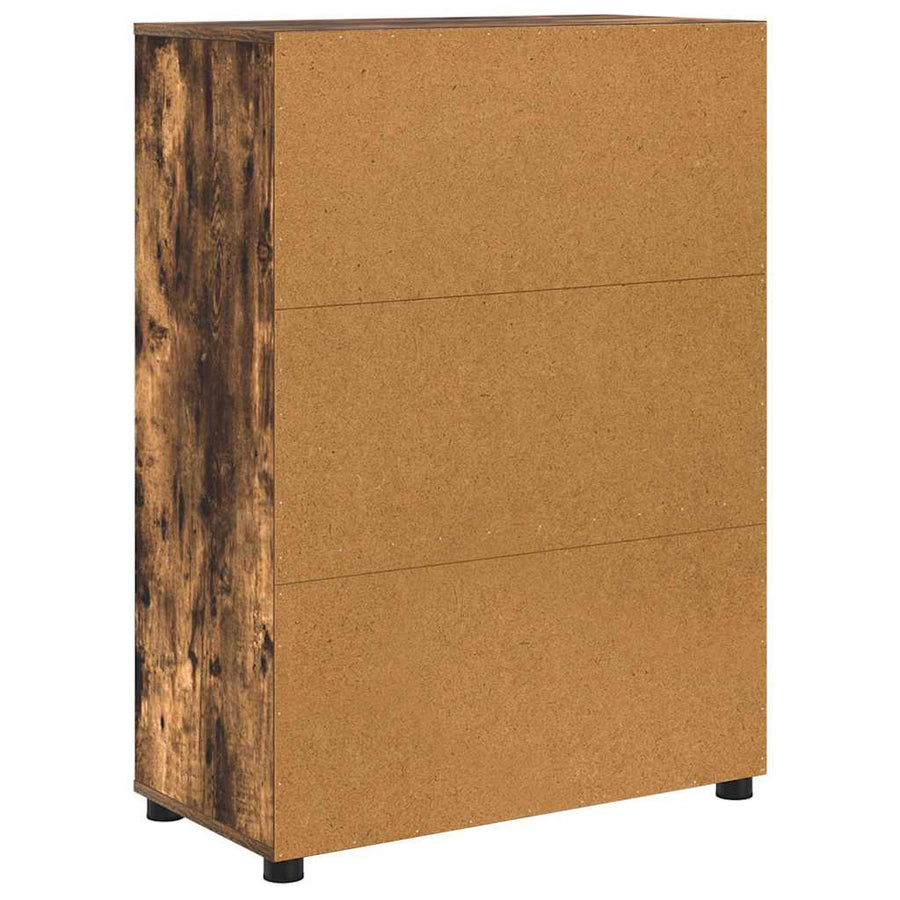 Badkamer Kast Gerookt eiken 72,5 x 36,5 x 100 cm Bewerkt hout