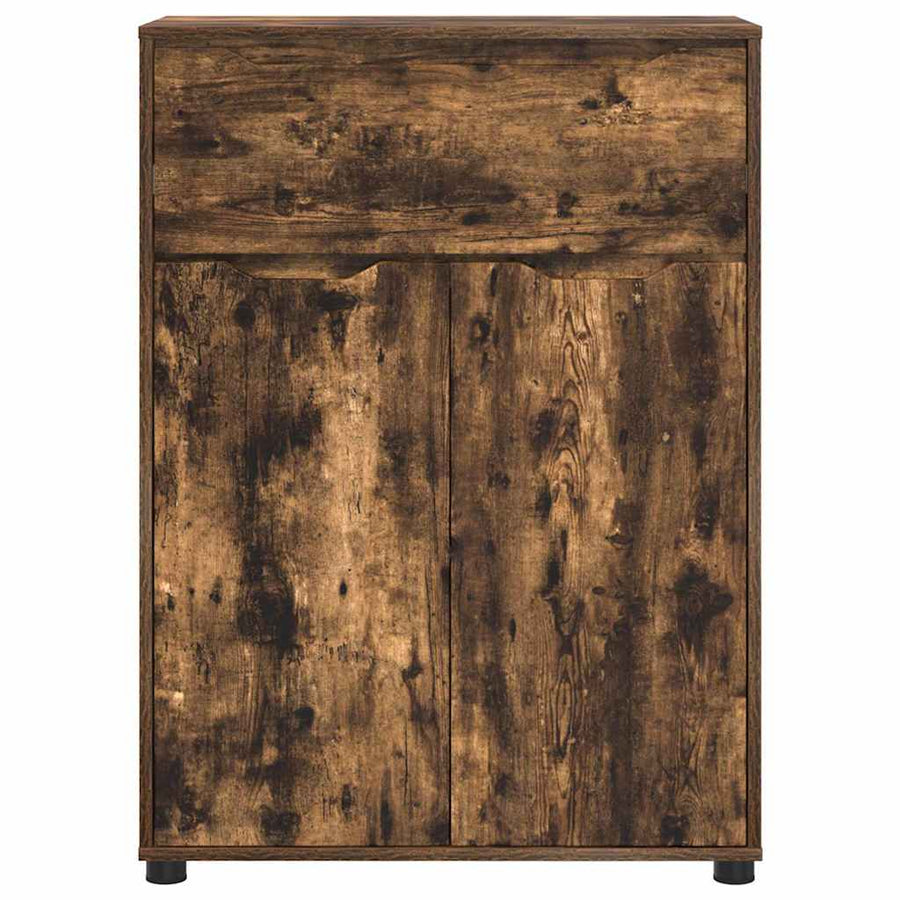 Badkamer Kast Gerookt eiken 72,5 x 36,5 x 100 cm Bewerkt hout