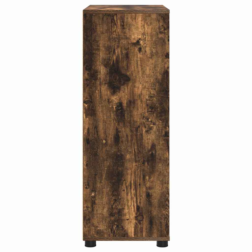 Badkamer Kast Gerookt eiken 72,5 x 36,5 x 100 cm Bewerkt hout