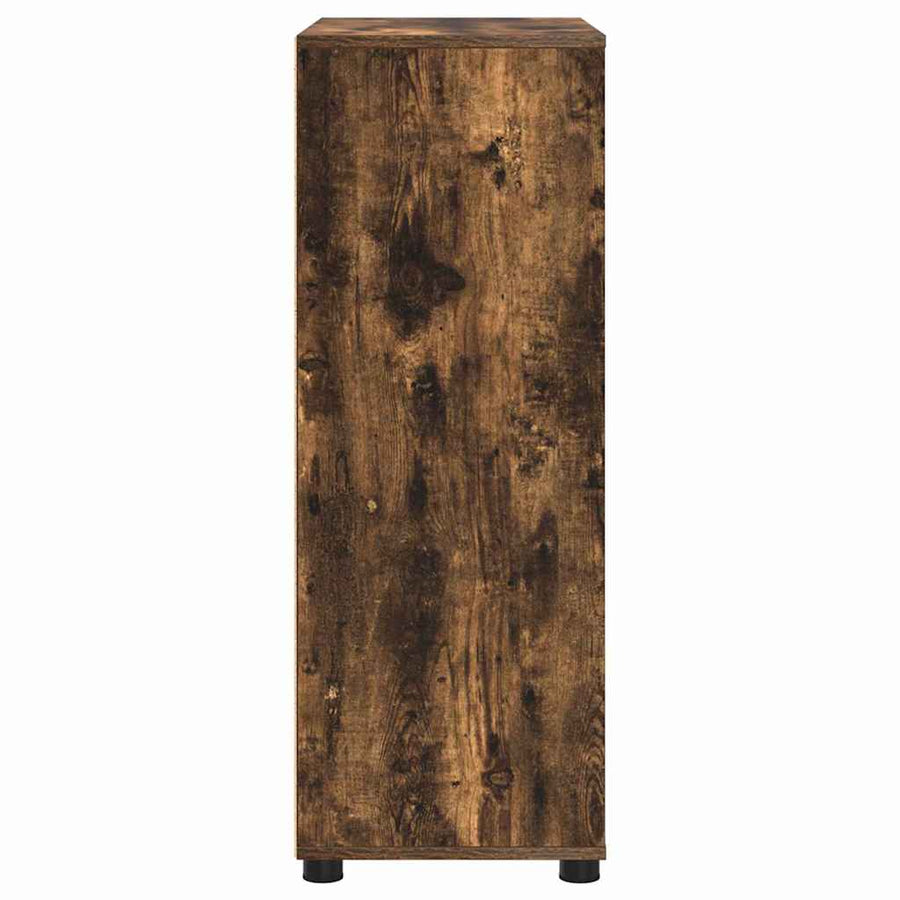 Badkamer Kast Gerookt eiken 72,5 x 36,5 x 100 cm Bewerkt hout