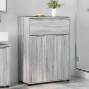 Badkamerkast 72,5x36,5x100 cm grijs bewerkt hout