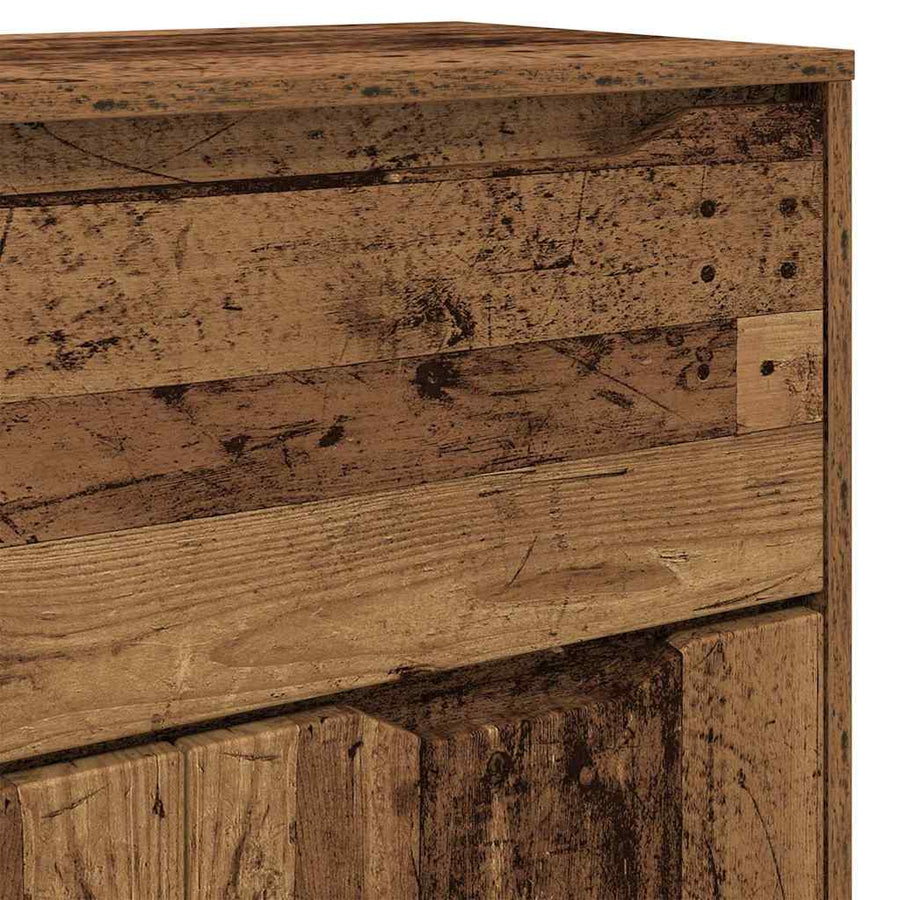 Badkamer Kast Oud Hout 72,5 x 36,5 x 100 cm Bewerkt hout