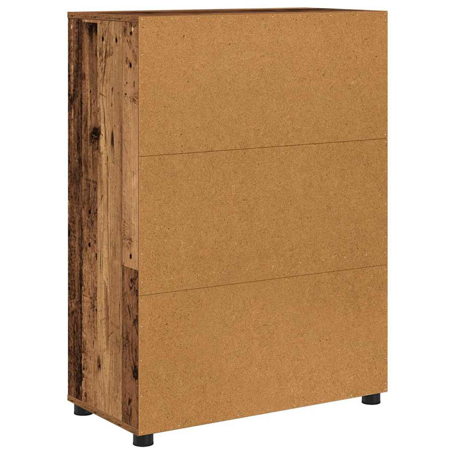 Badkamer Kast Oud Hout 72,5 x 36,5 x 100 cm Bewerkt hout
