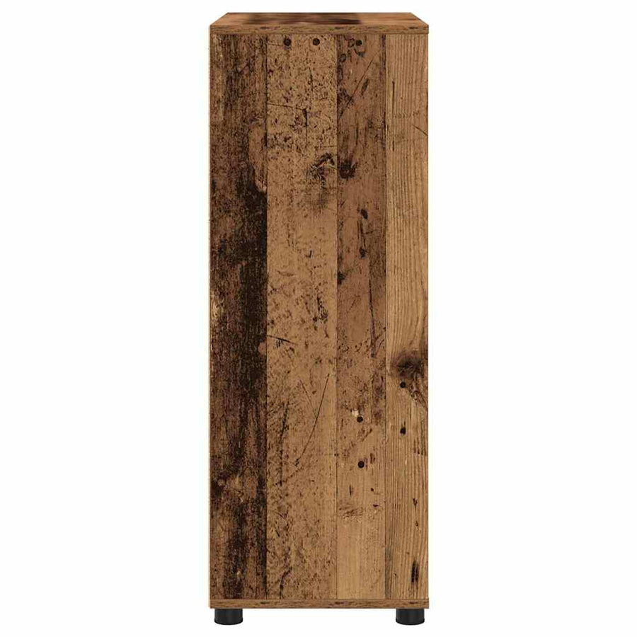 Badkamer Kast Oud Hout 72,5 x 36,5 x 100 cm Bewerkt hout