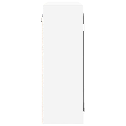 Badkamer spiegelkast met plank Wit 60 x 20 x 60 cm Bewerkt hout