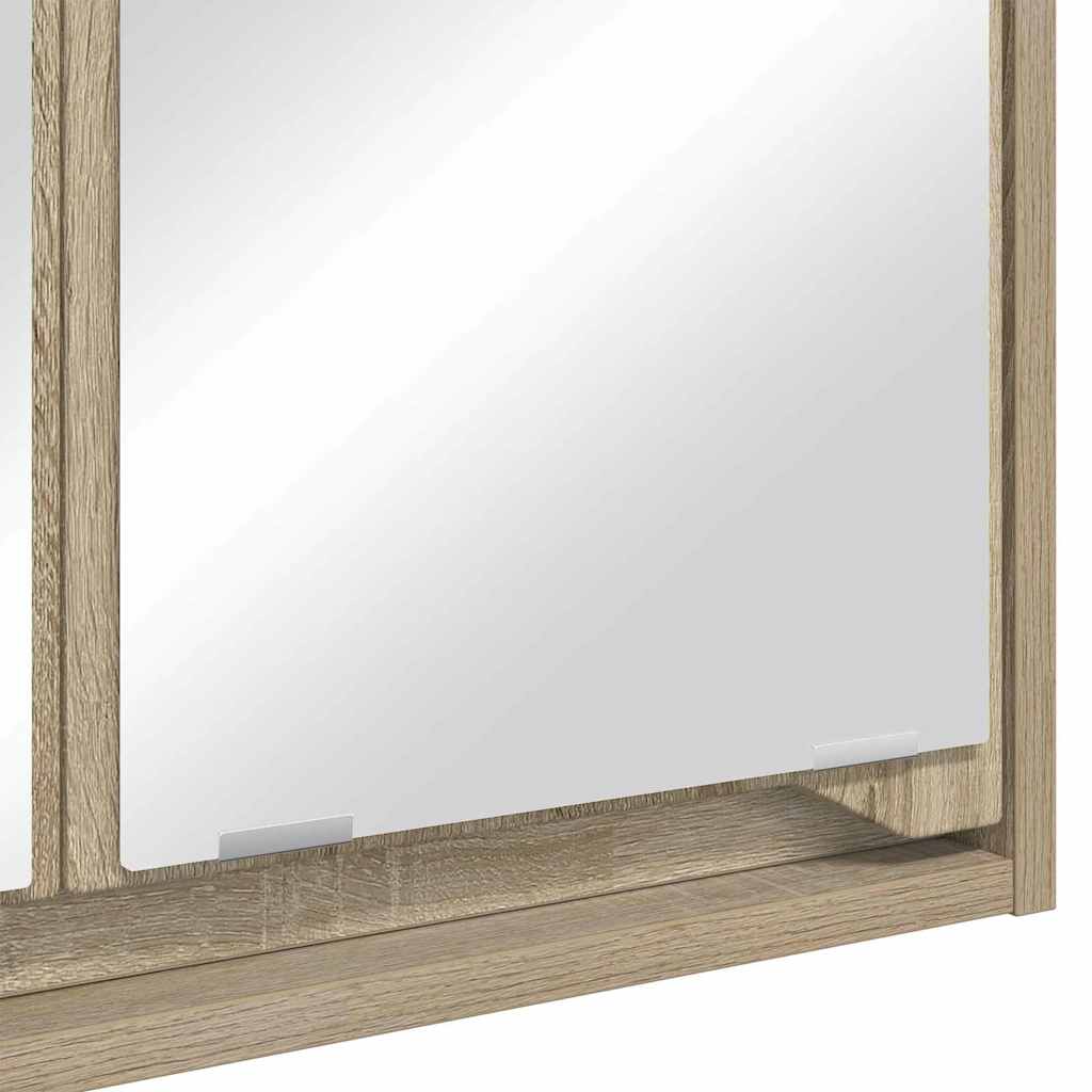 Badkamer spiegelkast Sonoma Eiken 60 x 20 x 60 cm Bewerkt hout