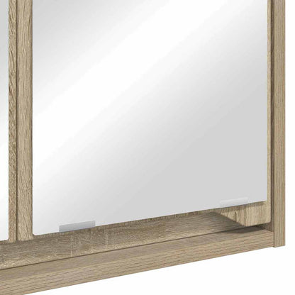 Badkamer spiegelkast Sonoma Eiken 60 x 20 x 60 cm Bewerkt hout