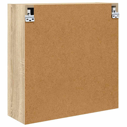 Badkamer spiegelkast Sonoma Eiken 60 x 20 x 60 cm Bewerkt hout