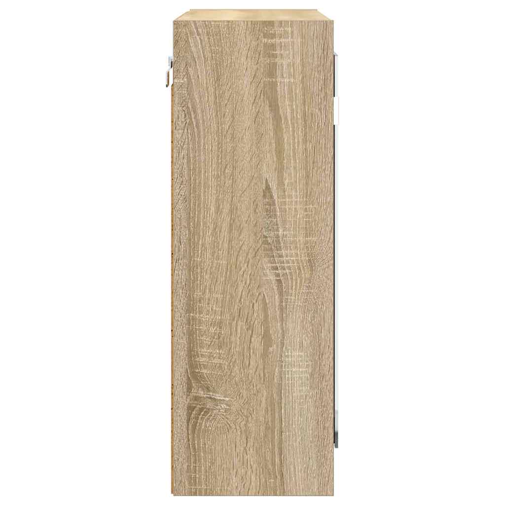 Badkamer spiegelkast Sonoma Eiken 60 x 20 x 60 cm Bewerkt hout