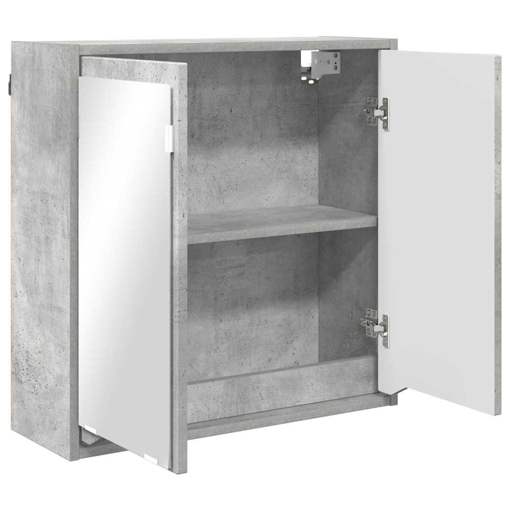 Badkamer spiegelkast Beton Grijs 60 x 20 x 60 cm Bewerkt hout