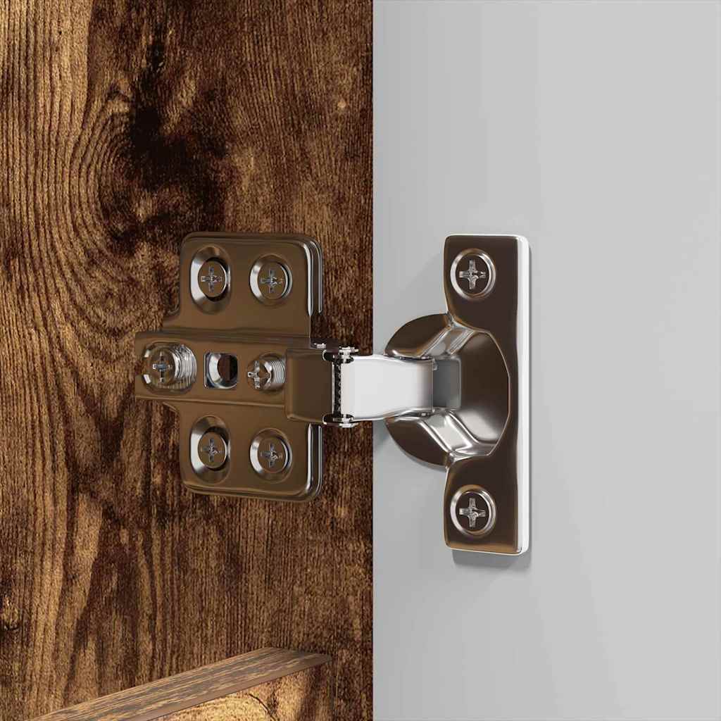 Badkamer spiegelkast Gerookt eiken 60 x 20 x 60 cm Bewerkt hout