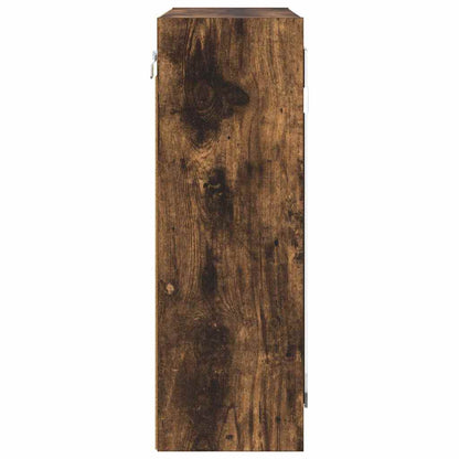 Badkamer spiegelkast Gerookt eiken 60 x 20 x 60 cm Bewerkt hout