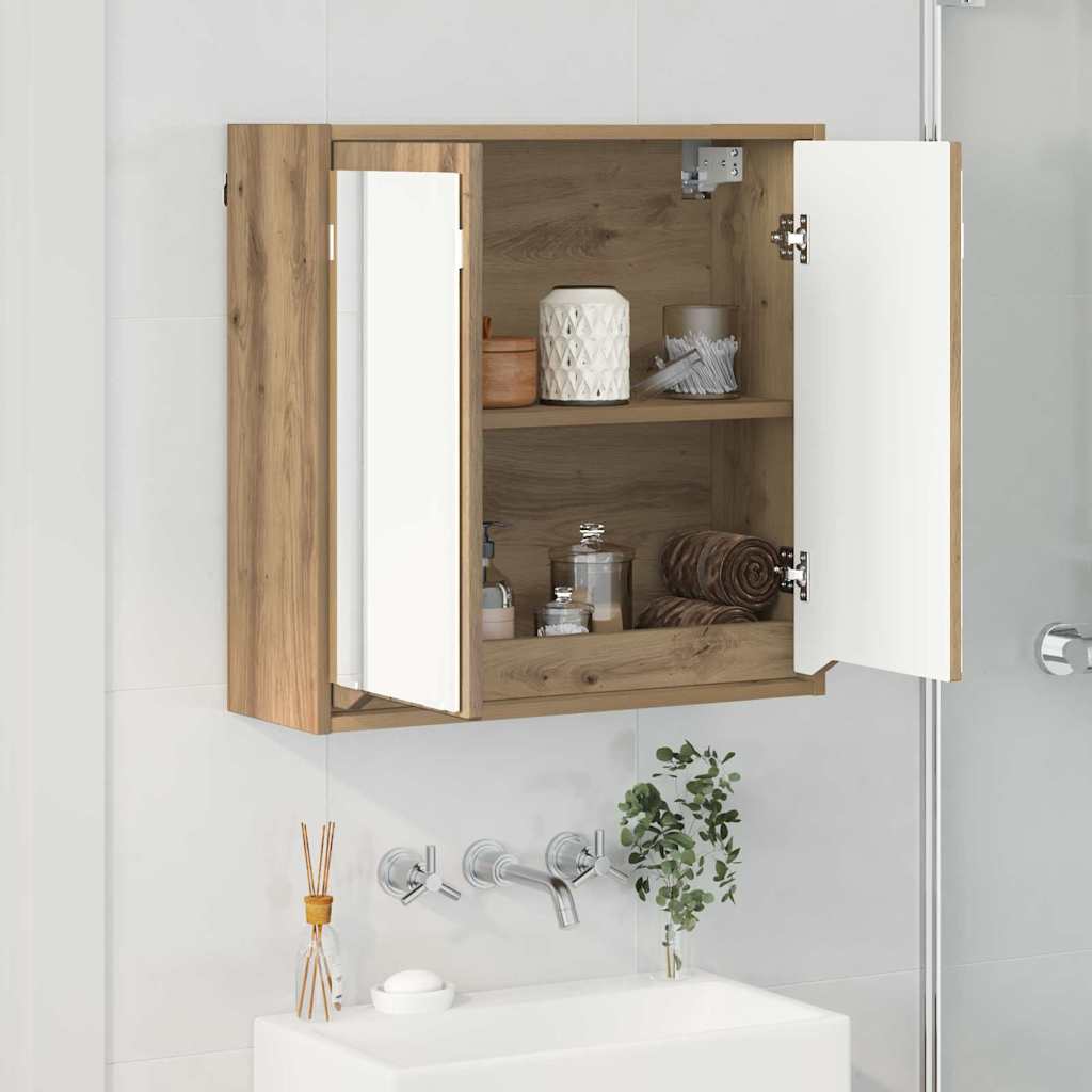 Badkamer spiegelkast Artisan Eiken 60 x 20 x 60 cm Bewerkt hout