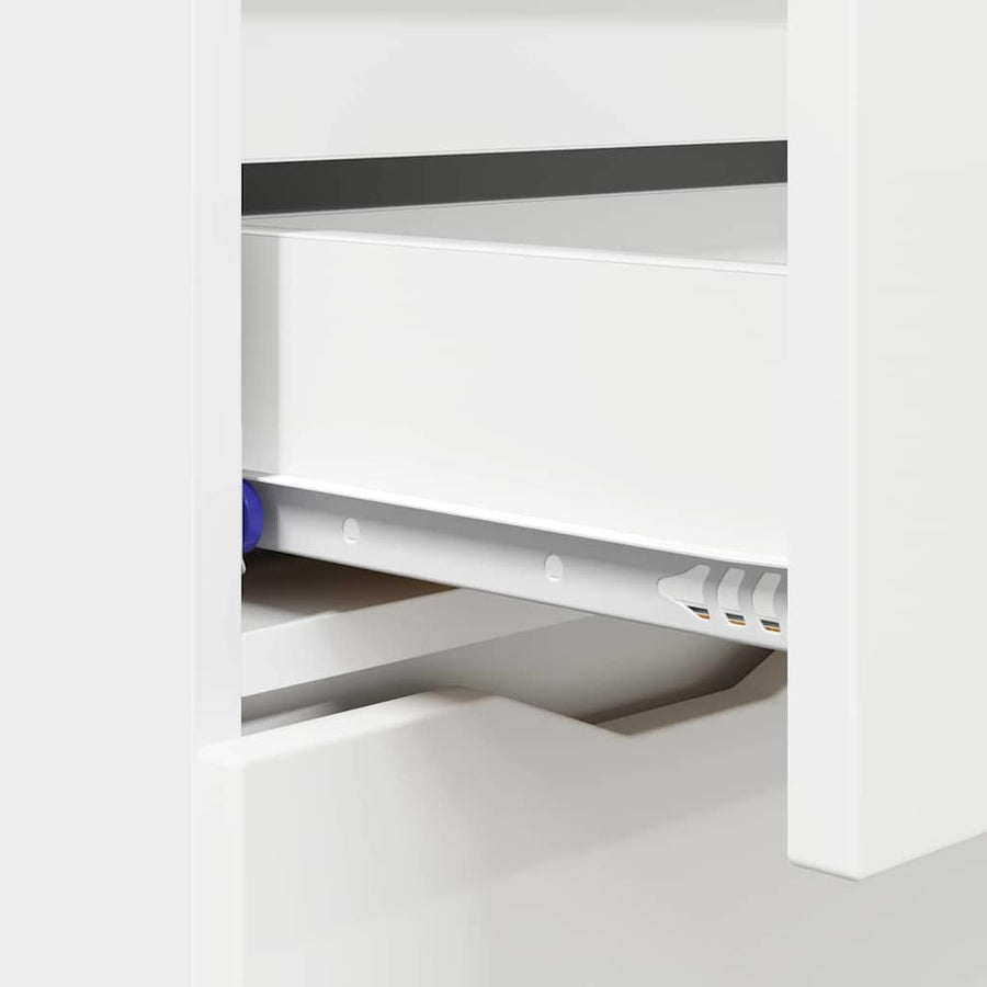 Dressoir met lade Wit 100 x 30 x 65,6 Bewerkt hout