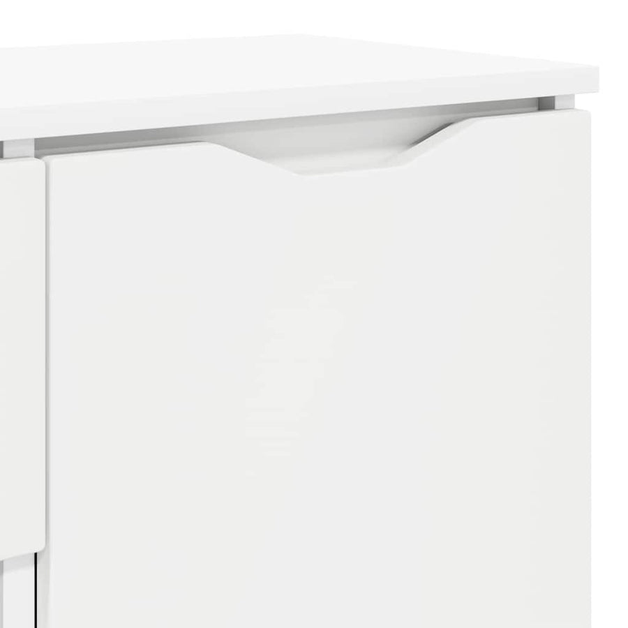 Dressoir met lade Wit 100 x 30 x 65,6 Bewerkt hout