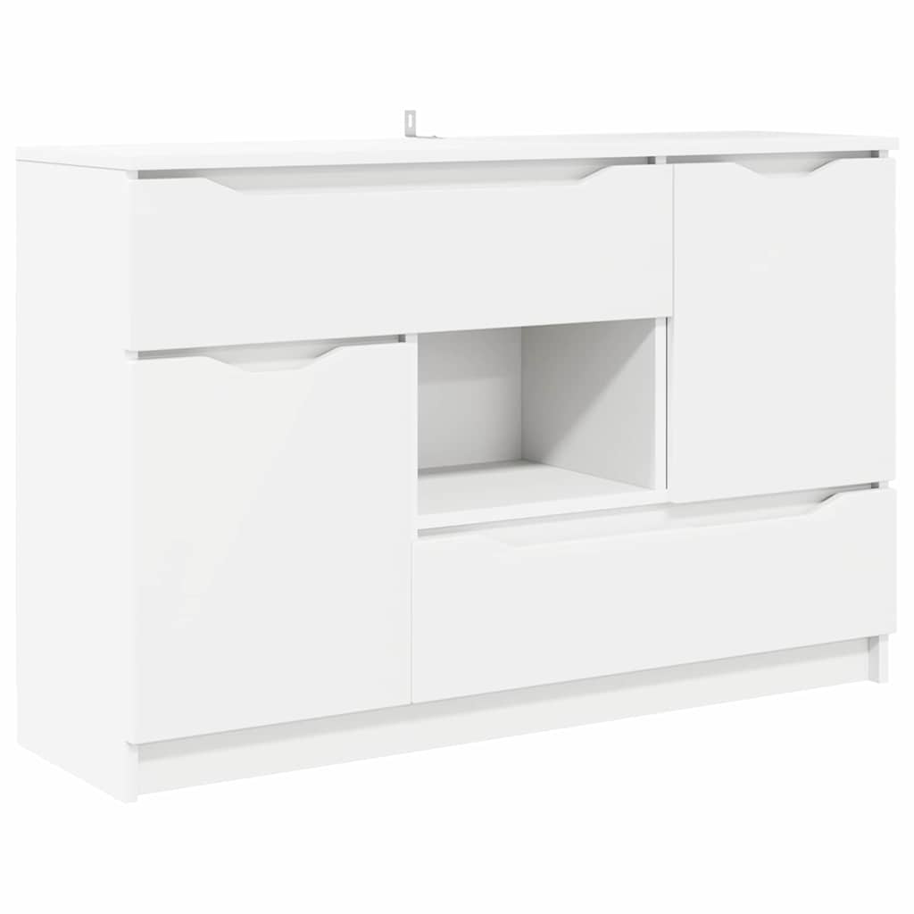 Dressoir met lade Wit 100 x 30 x 65,6 Bewerkt hout