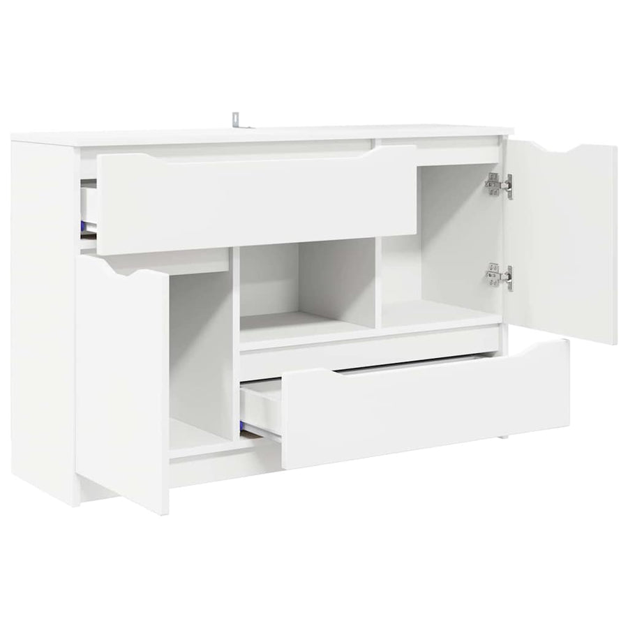 Dressoir met lade Wit 100 x 30 x 65,6 Bewerkt hout