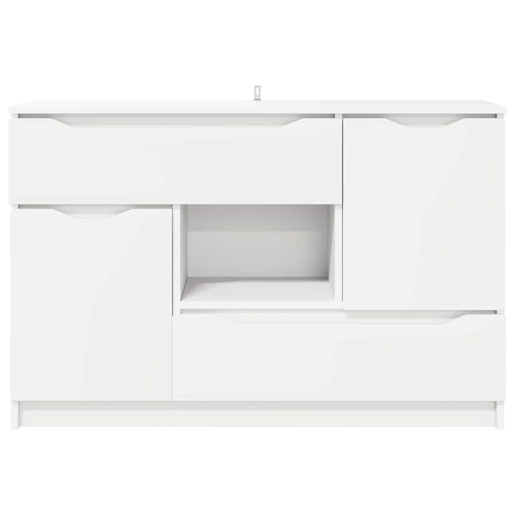 Dressoir met lade Wit 100 x 30 x 65,6 Bewerkt hout