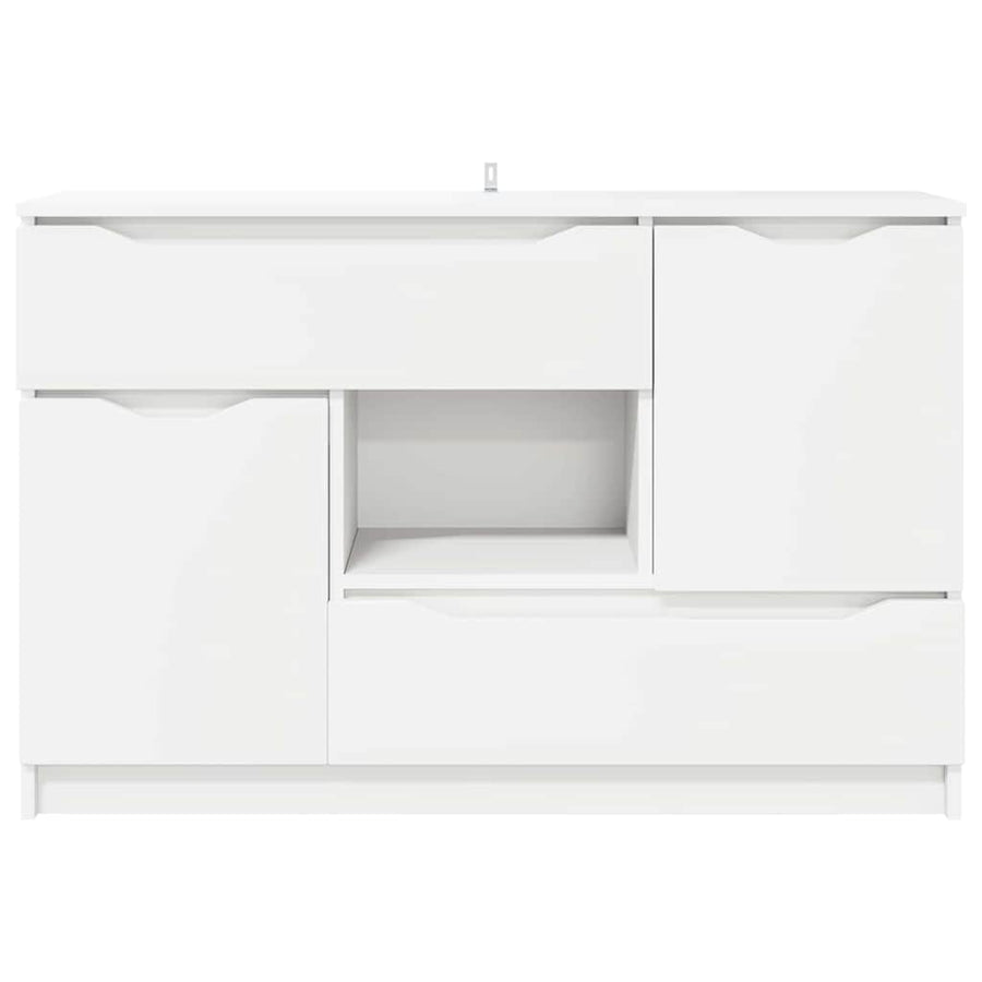 Dressoir met lade Wit 100 x 30 x 65,6 Bewerkt hout