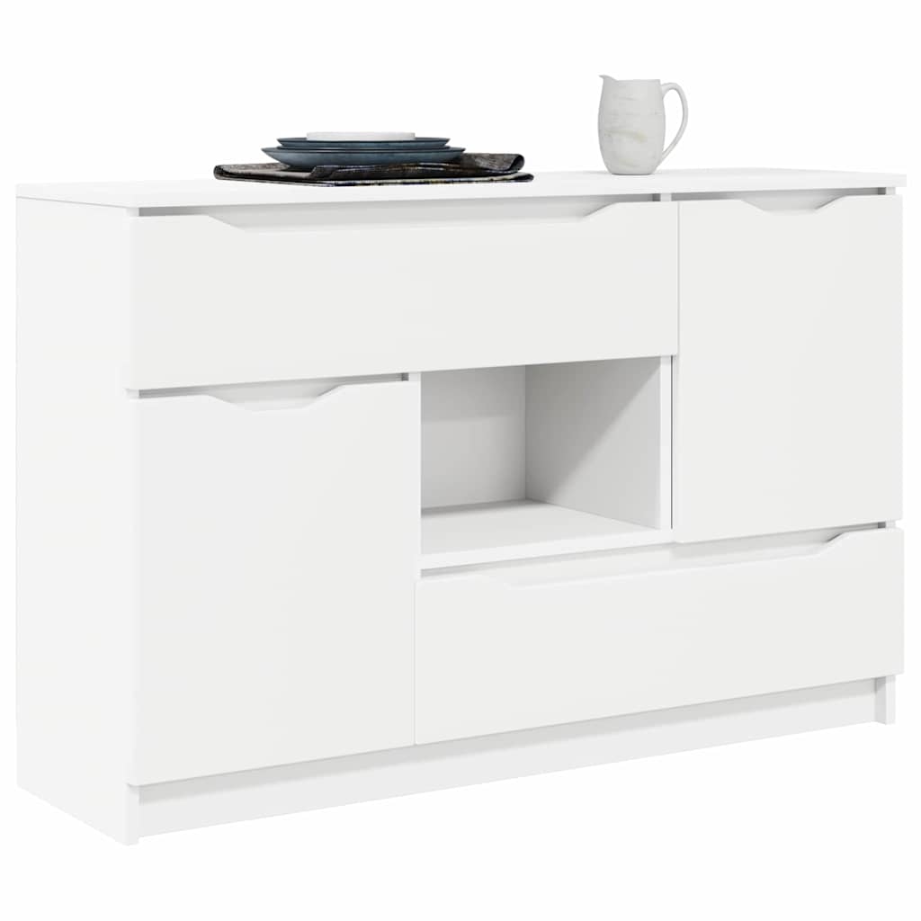 Dressoir met lade Wit 100 x 30 x 65,6 Bewerkt hout
