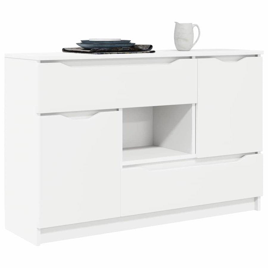 Dressoir met lade Wit 100 x 30 x 65,6 Bewerkt hout