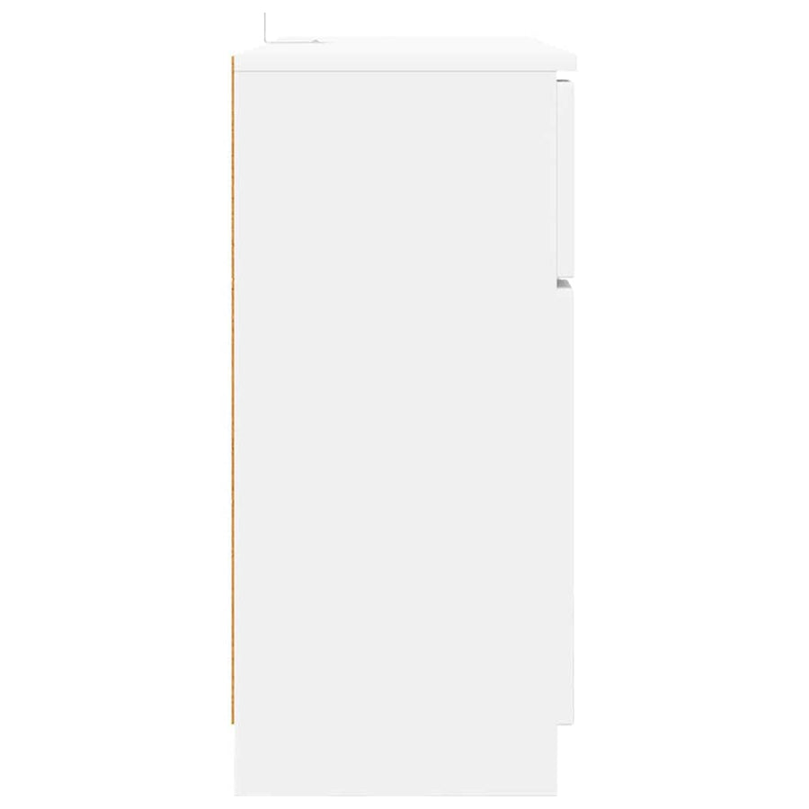 Dressoir met lade Wit 100 x 30 x 65,6 Bewerkt hout