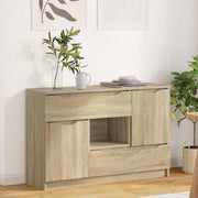 Sideboard with drawer Sonoma Oak 100 x 30 x 65.6 cm Engineered wood
