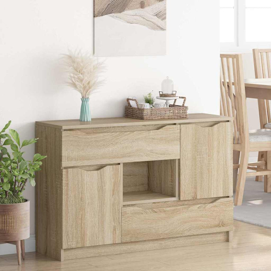 Dressoir met lade Sonoma Eiken 100 x 30 x 65,6 Bewerkt hout
