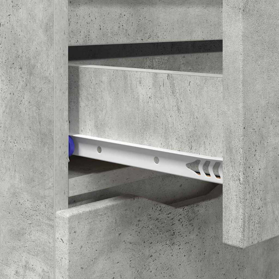 Dressoir Met Lade Beton Grijs 100 X 30 X 65,6 Bewerkt Hout Betongrijs