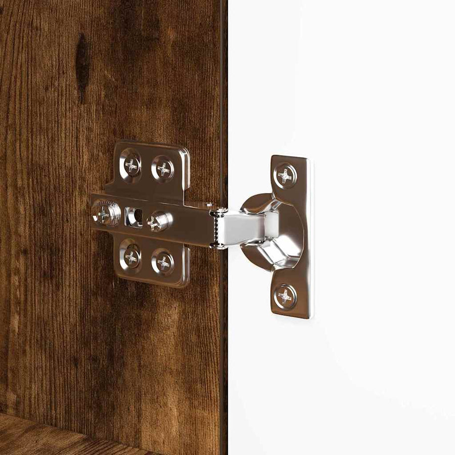 Dressoir met lade Gerookt eiken 100 x 30 x 65,6 Bewerkt hout