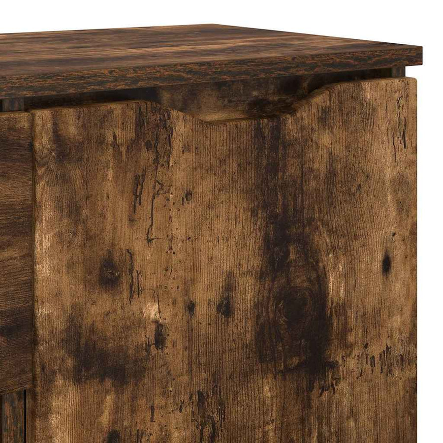 Dressoir met lade Gerookt eiken 100 x 30 x 65,6 Bewerkt hout