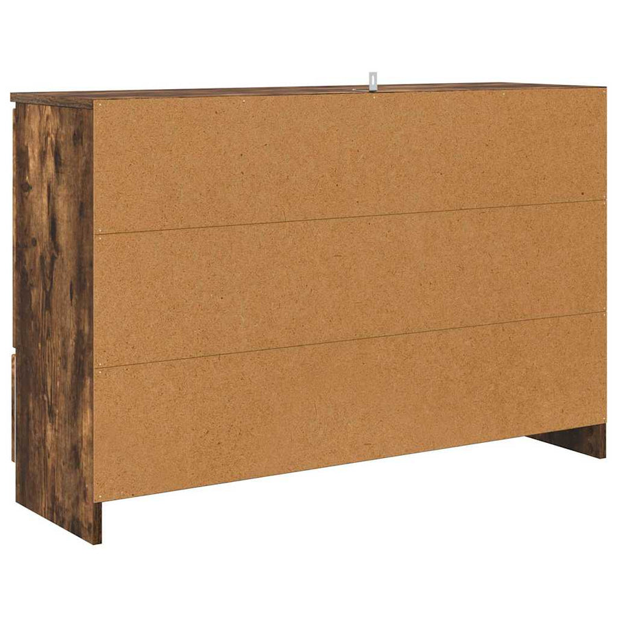 Dressoir met lade Gerookt eiken 100 x 30 x 65,6 Bewerkt hout