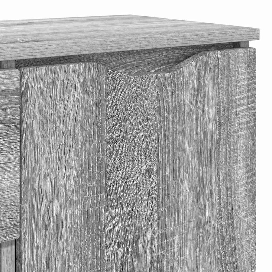 Dressoir met lade Grijs Sonoma 100 x 30 x 65,6 Bewerkt hout