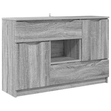 Dressoir met lade Grijs Sonoma 100 x 30 x 65,6 Bewerkt hout