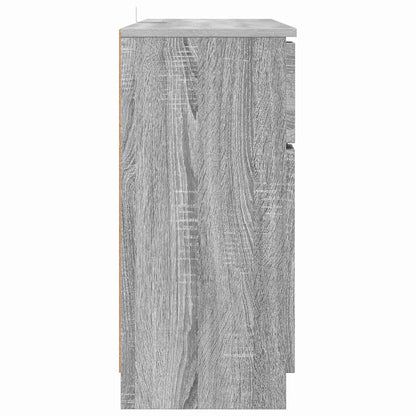 Dressoir met lade Grijs Sonoma 100 x 30 x 65,6 Bewerkt hout