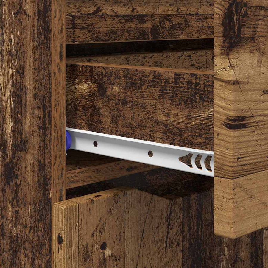 Dressoir met lade Oud Hout 100 x 30 x 65,6 Bewerkt hout