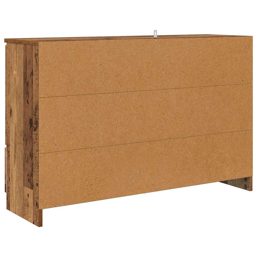 Dressoir met lade Oud Hout 100 x 30 x 65,6 Bewerkt hout