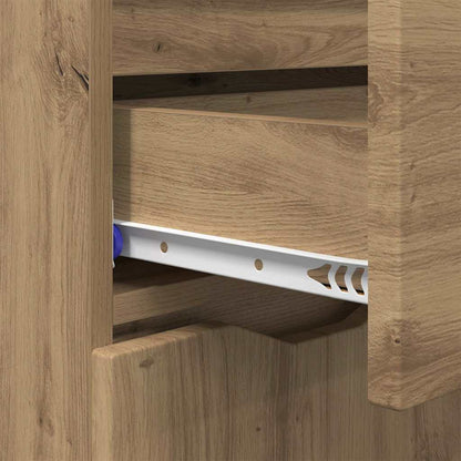 Dressoir met lade Artisan Eiken 100 x 30 x 65,6 Bewerkt hout