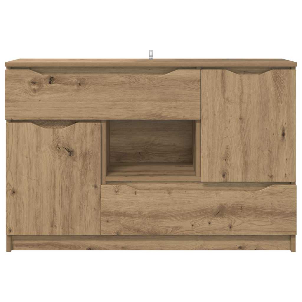 Dressoir met lade Artisan Eiken 100 x 30 x 65,6 Bewerkt hout
