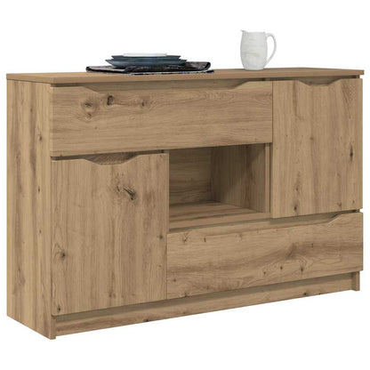 Dressoir met lade Artisan Eiken 100 x 30 x 65,6 Bewerkt hout