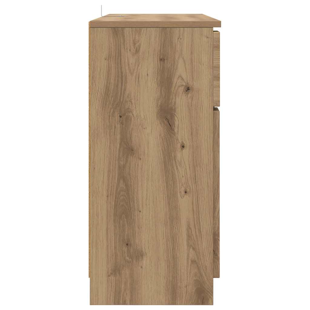 Dressoir met lade Artisan Eiken 100 x 30 x 65,6 Bewerkt hout