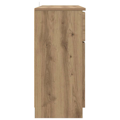 Dressoir met lade Artisan Eiken 100 x 30 x 65,6 Bewerkt hout