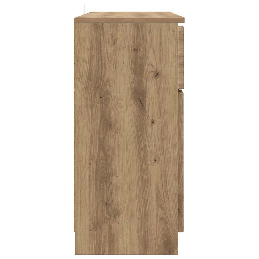 Dressoir met lade Artisan Eiken 100 x 30 x 65,6 Bewerkt hout