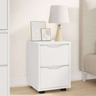 Nightstand with Drawer White 30.5 x 30 x 43 cm Engineered Wood