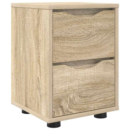 Nachtkastje Sonoma Eiken 30,5 x 30 x 43 cm Bewerkt hout