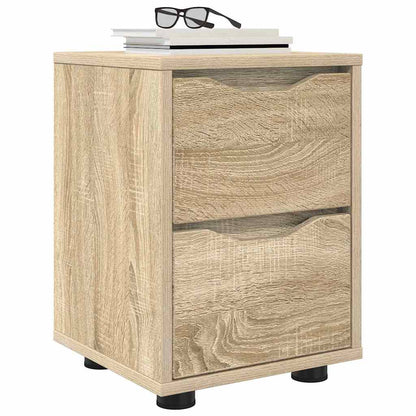 Nachtkastje Sonoma Eiken 30,5 x 30 x 43 cm Bewerkt hout