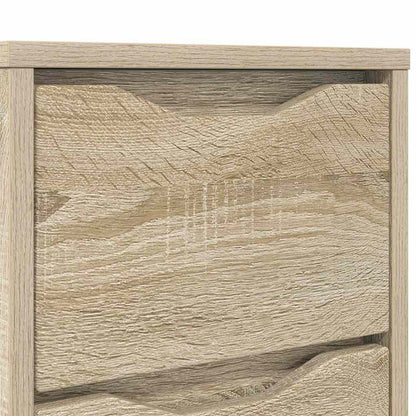 Nachtkastjes 2 pcs Sonoma Eiken 30,5 x 30 x 43 cm Bewerkt hout
