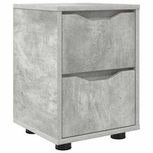 Nachtkastje met lade Beton Grijs 30,5 x 30 x 43 cm Bewerkt hout