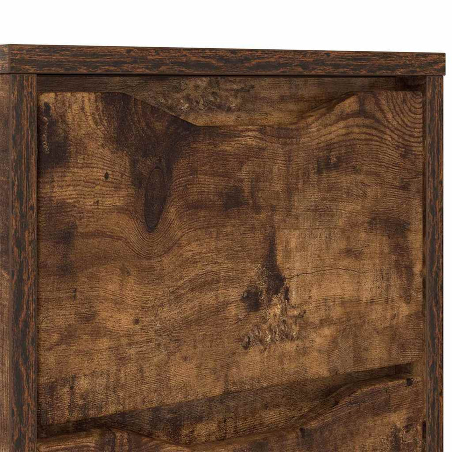 Nachtkastjes 2 pcs Gerookt eiken 30,5 x 30 x 43 cm Bewerkt hout